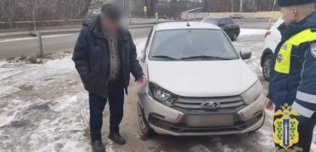 Елецкие автоинспекторы задержали скрывшегося с места аварии водителя по горячим следам!