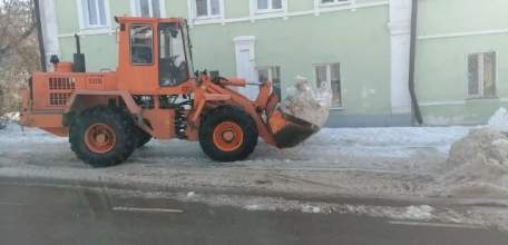 В Ельце продолжается вывоз снега с улиц!