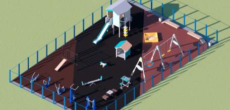 В этом году запланировано выполнение работ по обустройству детской игровой площадки по ул. Дальняя в д.Урывки