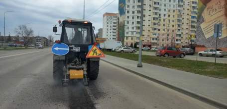 В Ельце начался ямочный ремонт горячим асфальтом