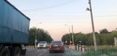 В Ельце ожидаются проблемы при проезде через жд.пути в районе Телегино по Орловскому шоссе