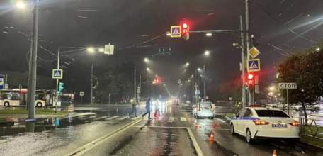 В Липецке пенсионер попал под колеса иномарки