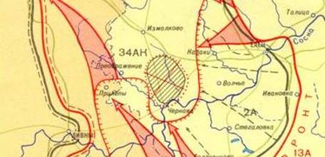 Елецкая наступательная операция 1941 карта